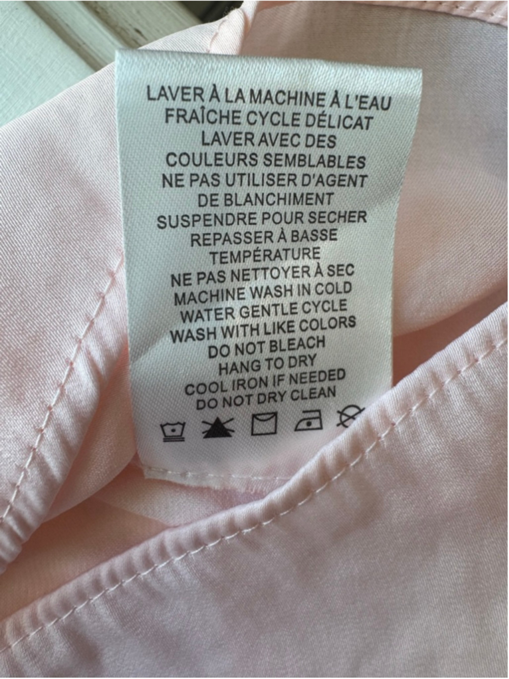 Joie | Pink Embroidered Short Sleeve lightweight Blouse | Size Medium - Picture 8 of 9